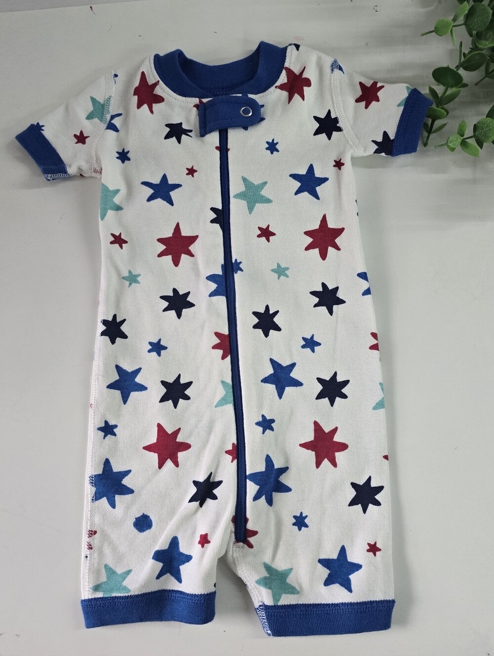 KIDS:: Hanna Andersson 4th Of July Star Romper